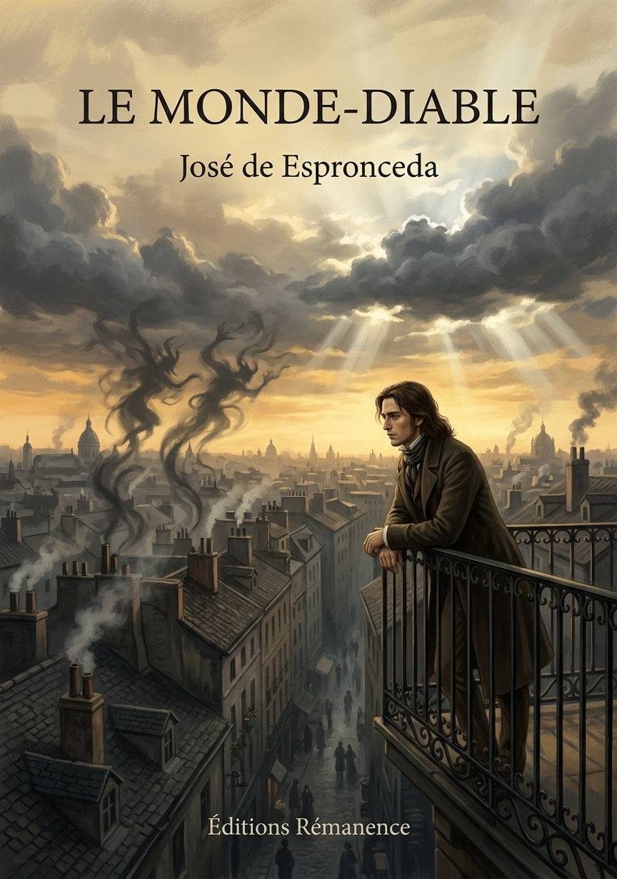 Livre Le Monde-Diable par José de Espronceda - Couverture - Editions Remanence