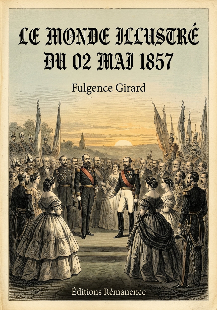 Livre Le Monde illustré du 02 mai 1857 par Fulgence Girard - Couverture - Editions Remanence