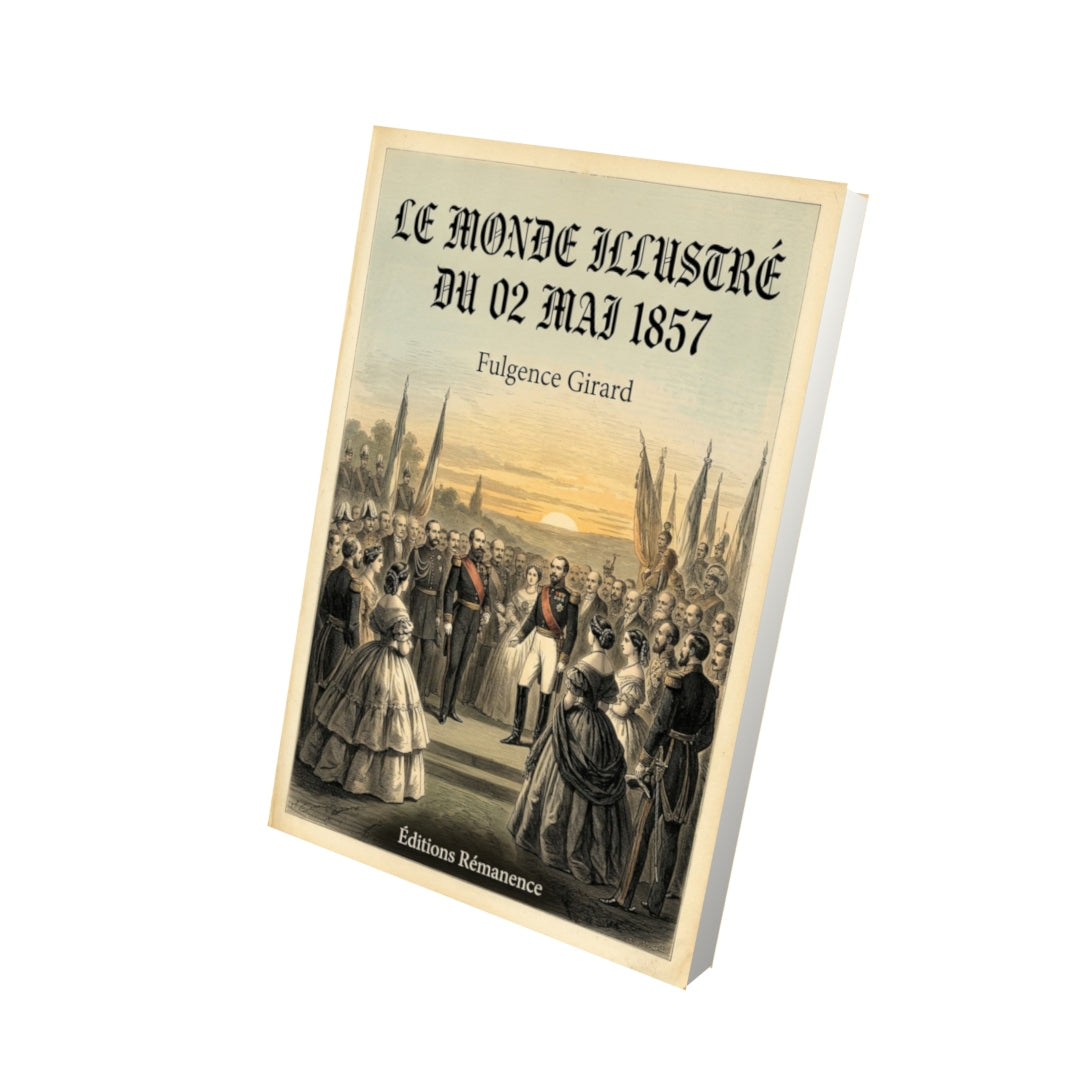 Livre Le Monde illustré du 02 mai 1857 par Fulgence Girard - Vue 3D - Editions Remanence