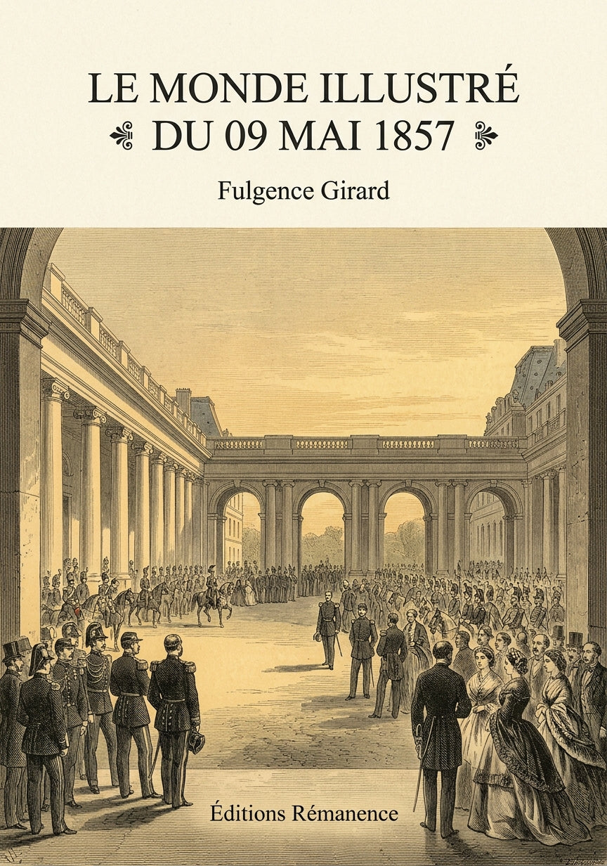 Livre Le Monde illustré du 09 mai 1857 par Fulgence Girard - Couverture - Editions Remanence