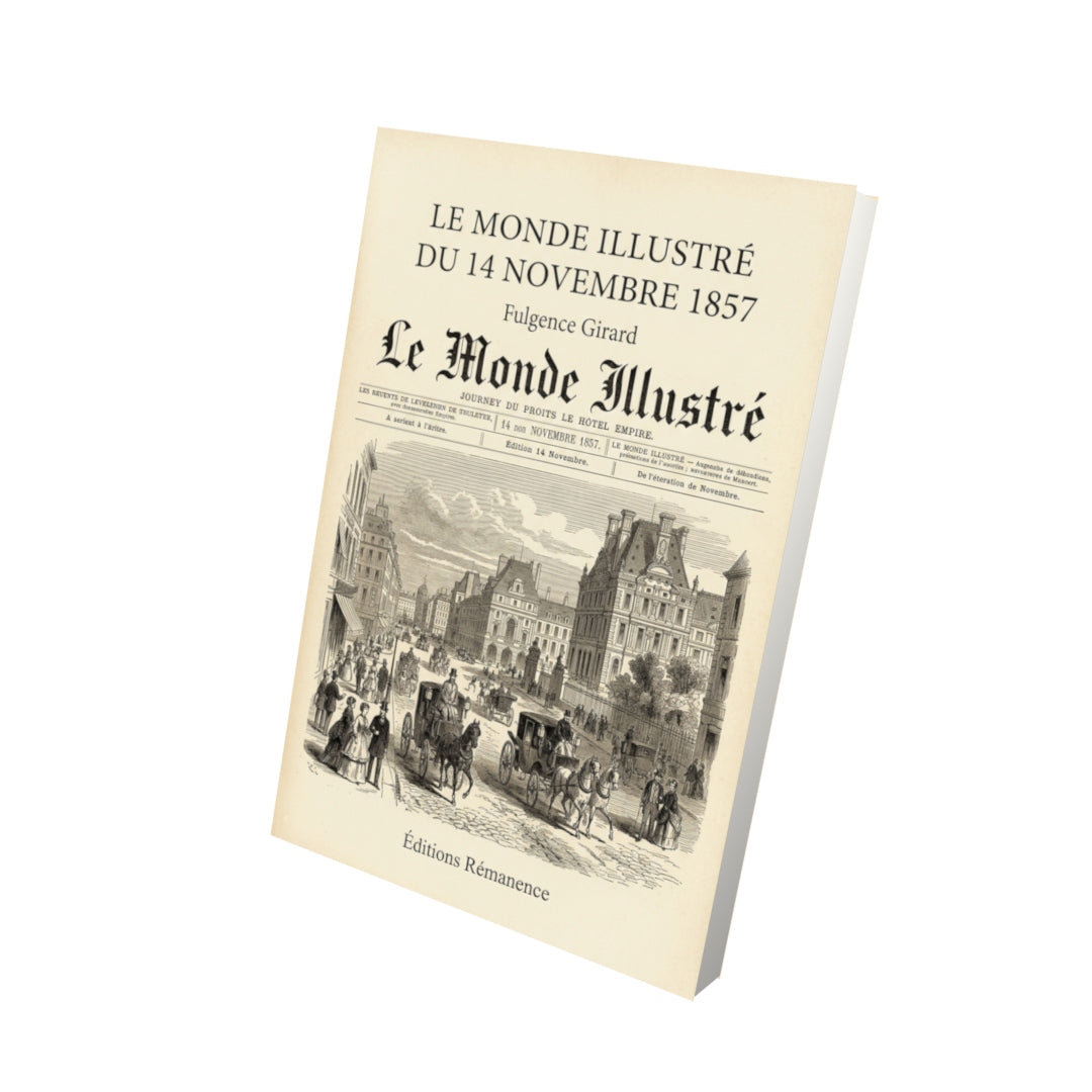 Livre Le Monde illustré du 14 novembre 1857 par Fulgence Girard - Vue 3D - Editions Remanence