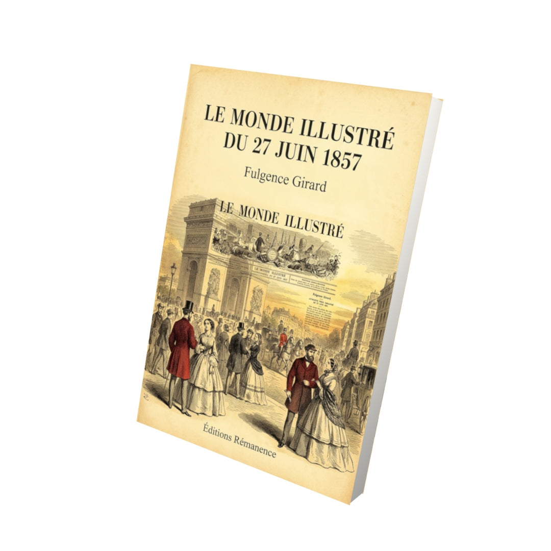 Livre Le Monde illustré du 27 juin 1857 par Fulgence Girard - Vue 3D - Editions Remanence