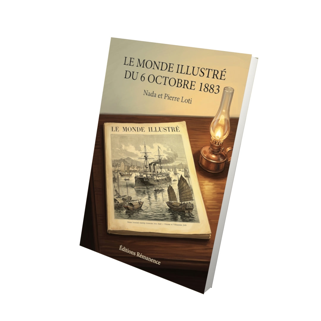 Livre Le Monde illustré du 6 octobre 1883 par Nada et Pierre Loti - Vue 3D - Editions Remanence