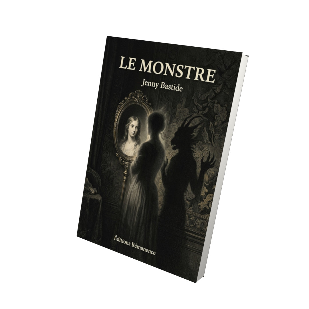Livre Le Monstre par Jenny Bastide - Vue 3D - Editions Remanence
