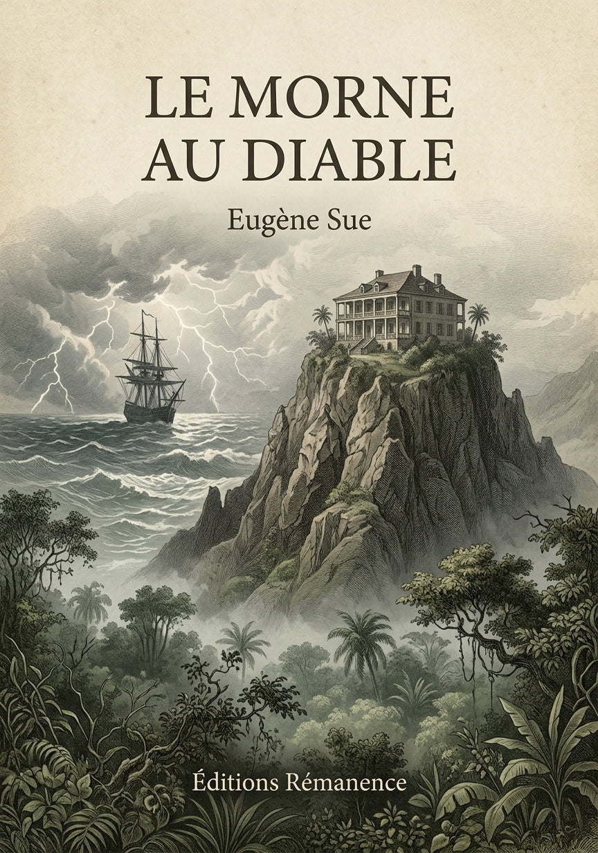 Le morne au diable - Eugène Sue (Couverture)