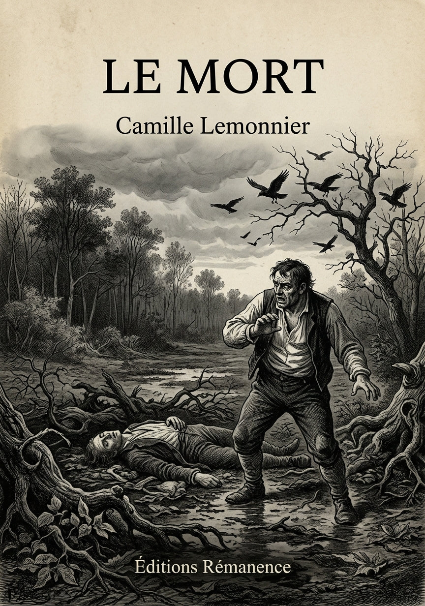 Livre Le Mort par Camille Lemonnier - Couverture - Editions Remanence