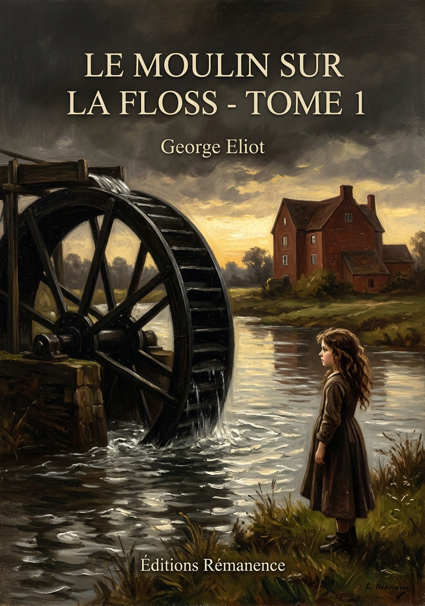 Livre Le Moulin sur la Floss - Tome 1 par George Eliot - Couverture - Editions Remanence