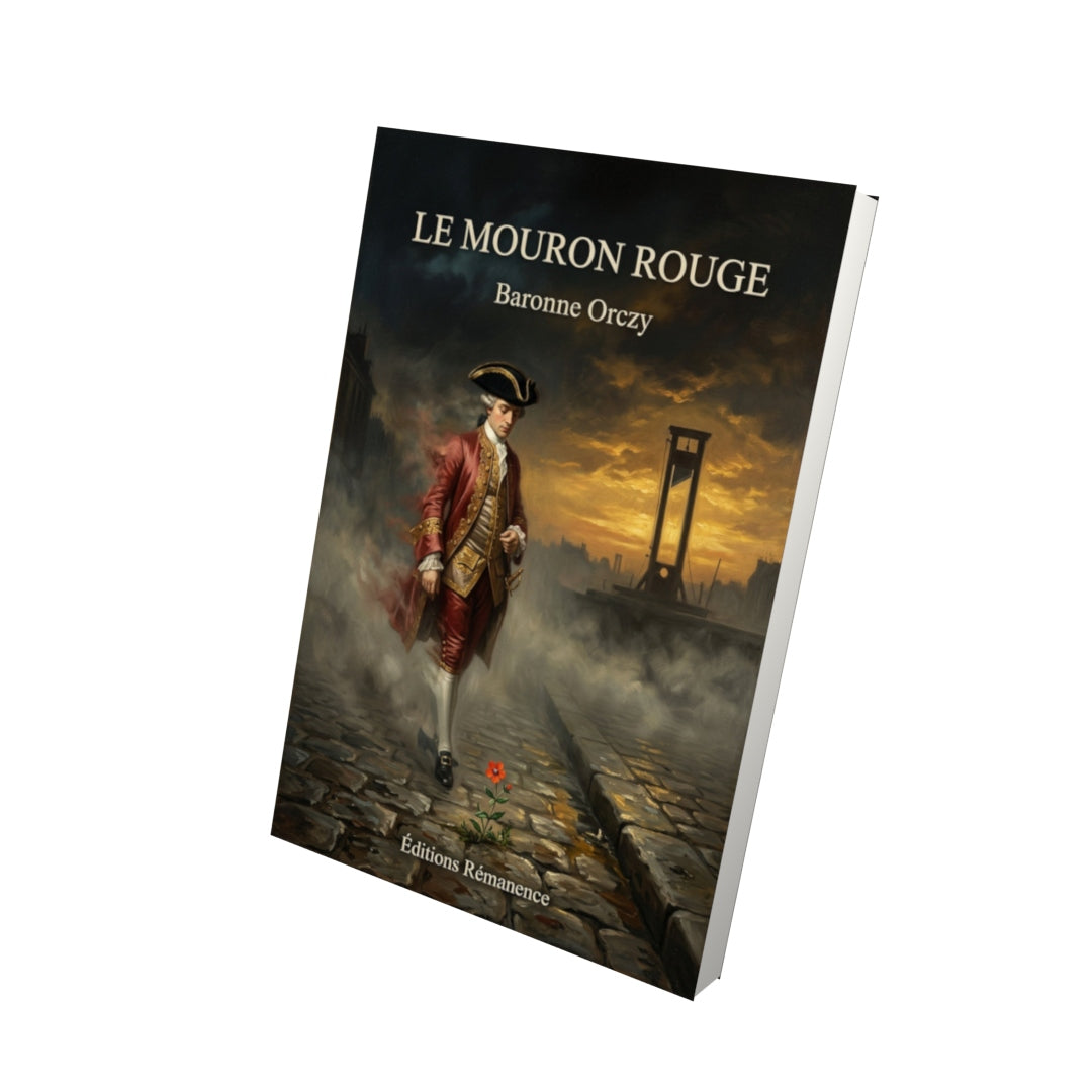 Livre Le Mouron Rouge - Baronne Orczy - Vue 3D - Editions Remanence