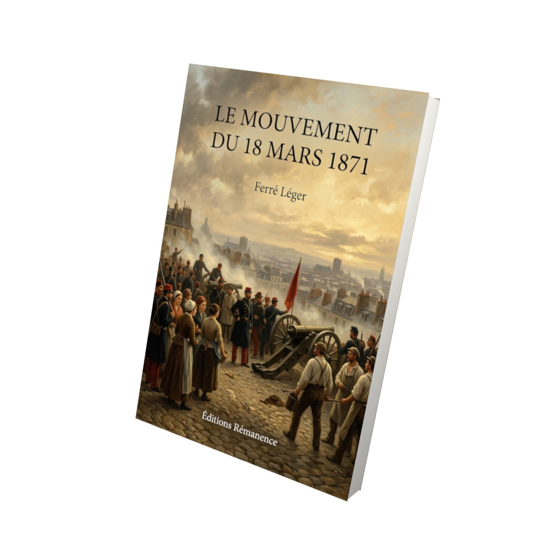 Livre Le mouvement du 18 mars 1871 par Ferré Léger - Vue 3D - Editions Remanence