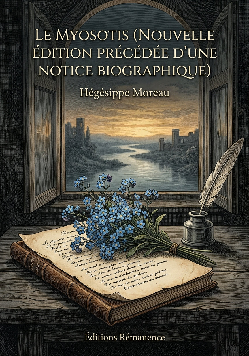 Livre Le myosotis (Nouvelle édition précédée d'une notice biographique) par Hégésippe Moreau - Couverture - Editions Remanence
