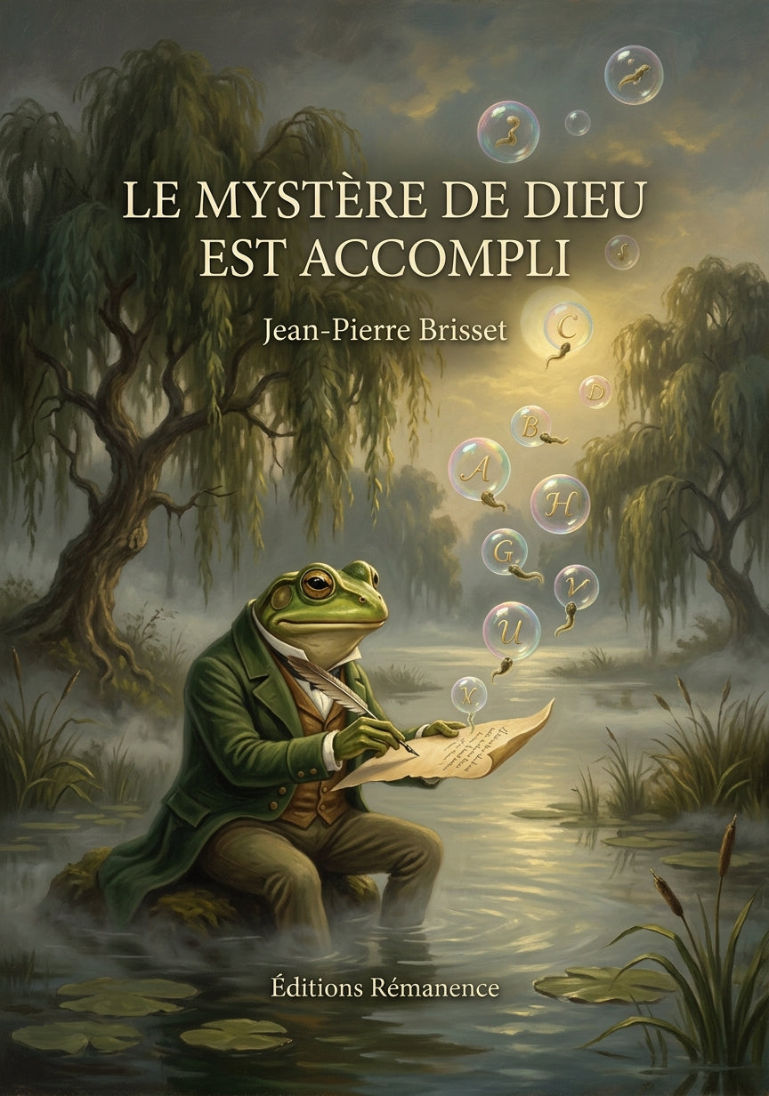 Livre Le mystère de Dieu est accompli par Jean-Pierre Brisset - Couverture - Editions Remanence