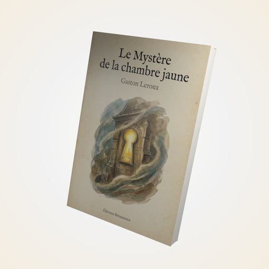 Livre Le Mystère de la chambre jaune-Gaston Leroux - Couverture 3D