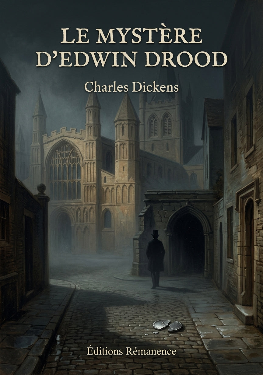 Livre Le Mystère d’Edwin Drood par Charles Dickens - Couverture - Editions Remanence