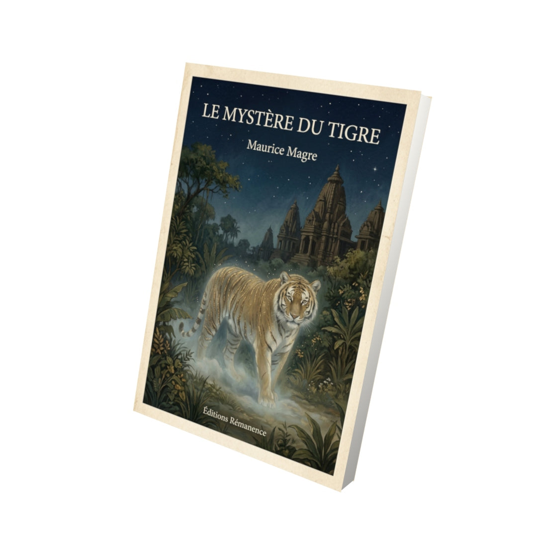 Livre Le mystère du tigre - Maurice Magre - Vue 3D - Editions Remanence