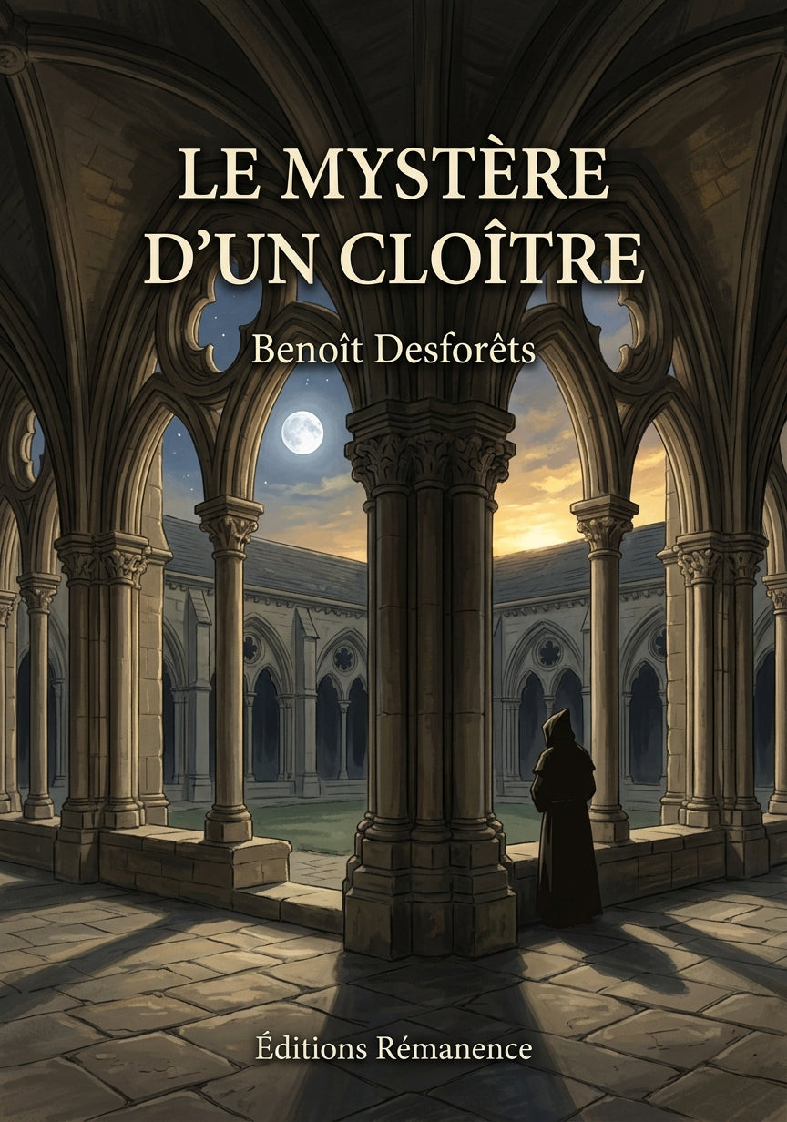 Livre Le mystère d’un cloître par Benoît Desforêts - Couverture - Editions Remanence