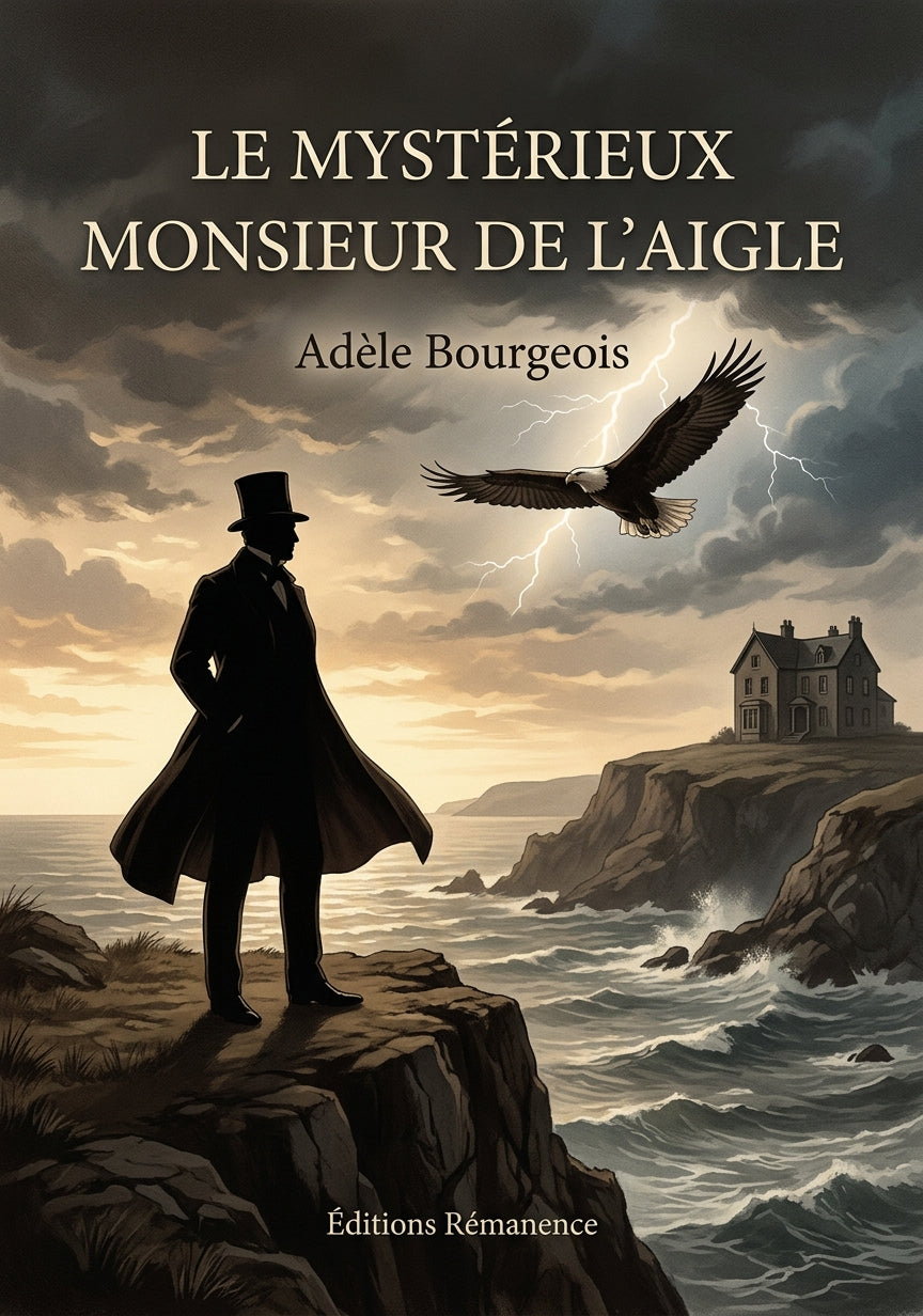 Livre Le mystérieux Monsieur de l’Aigle par Adèle Bourgeois - Couverture - Editions Remanence