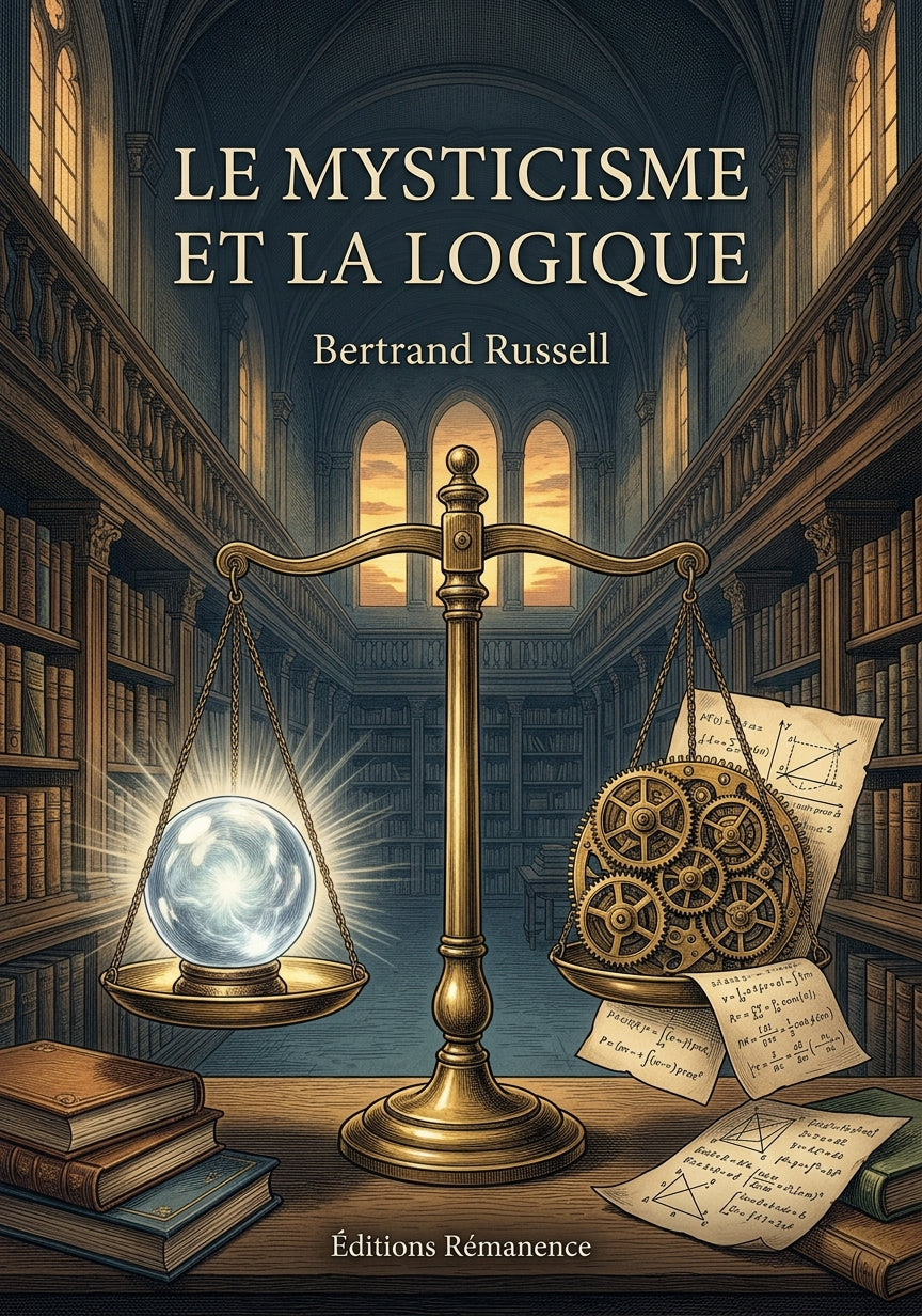 Livre Le Mysticisme et la Logique par Bertrand Russell - Couverture - Editions Remanence