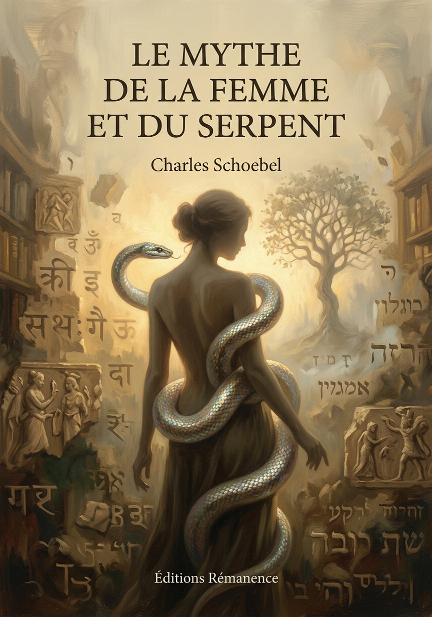 Livre Le Mythe de la femme et du serpent par Charles Schoebel - Couverture - Editions Remanence