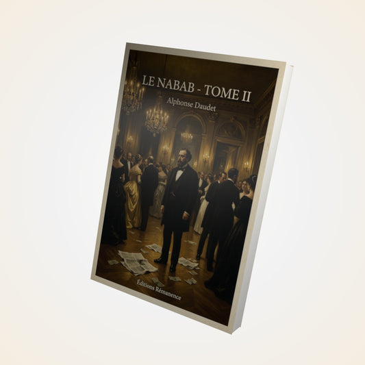 Livre Le nabab - Tome II - Alphonse Daudet - Couverture 3D