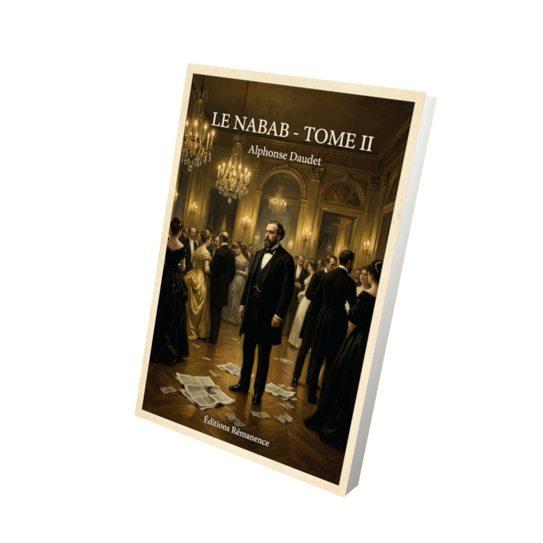 Livre Le nabab - Tome II - Alphonse Daudet - Vue 3D - Editions Remanence