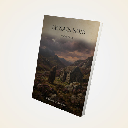 Livre Le nain noir - Walter Scott - Couverture 3D