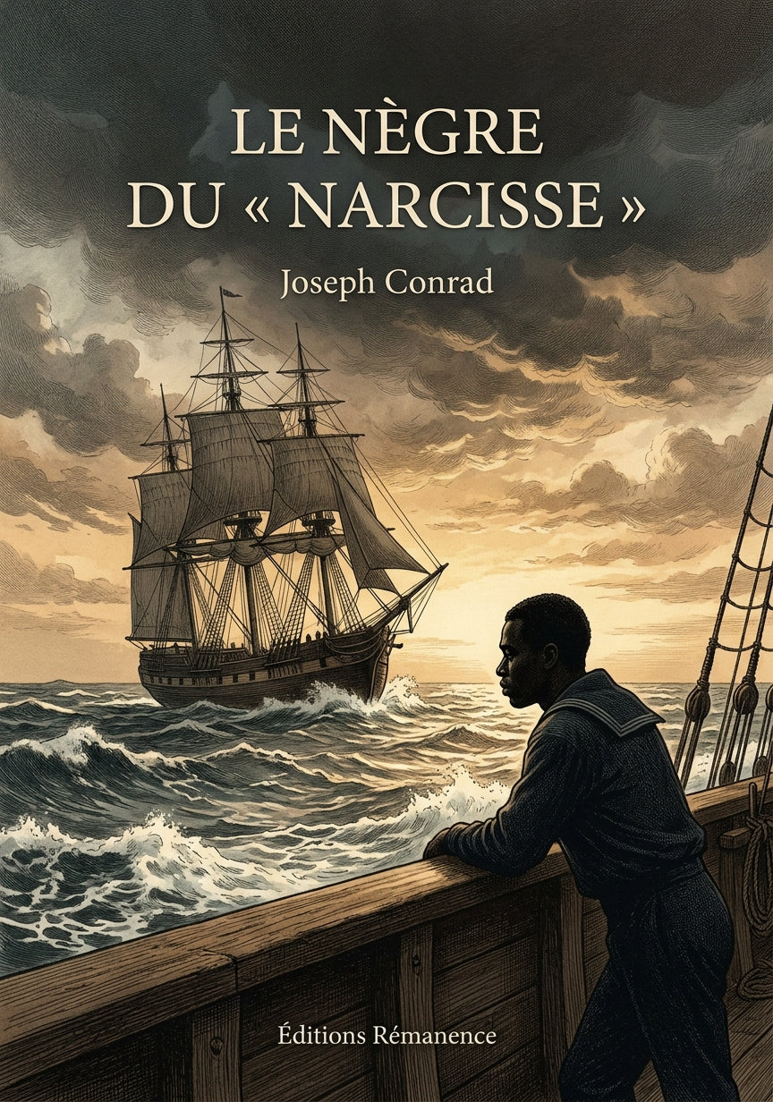 Livre Le Nègre du « Narcisse » par Joseph Conrad - Couverture - Editions Remanence