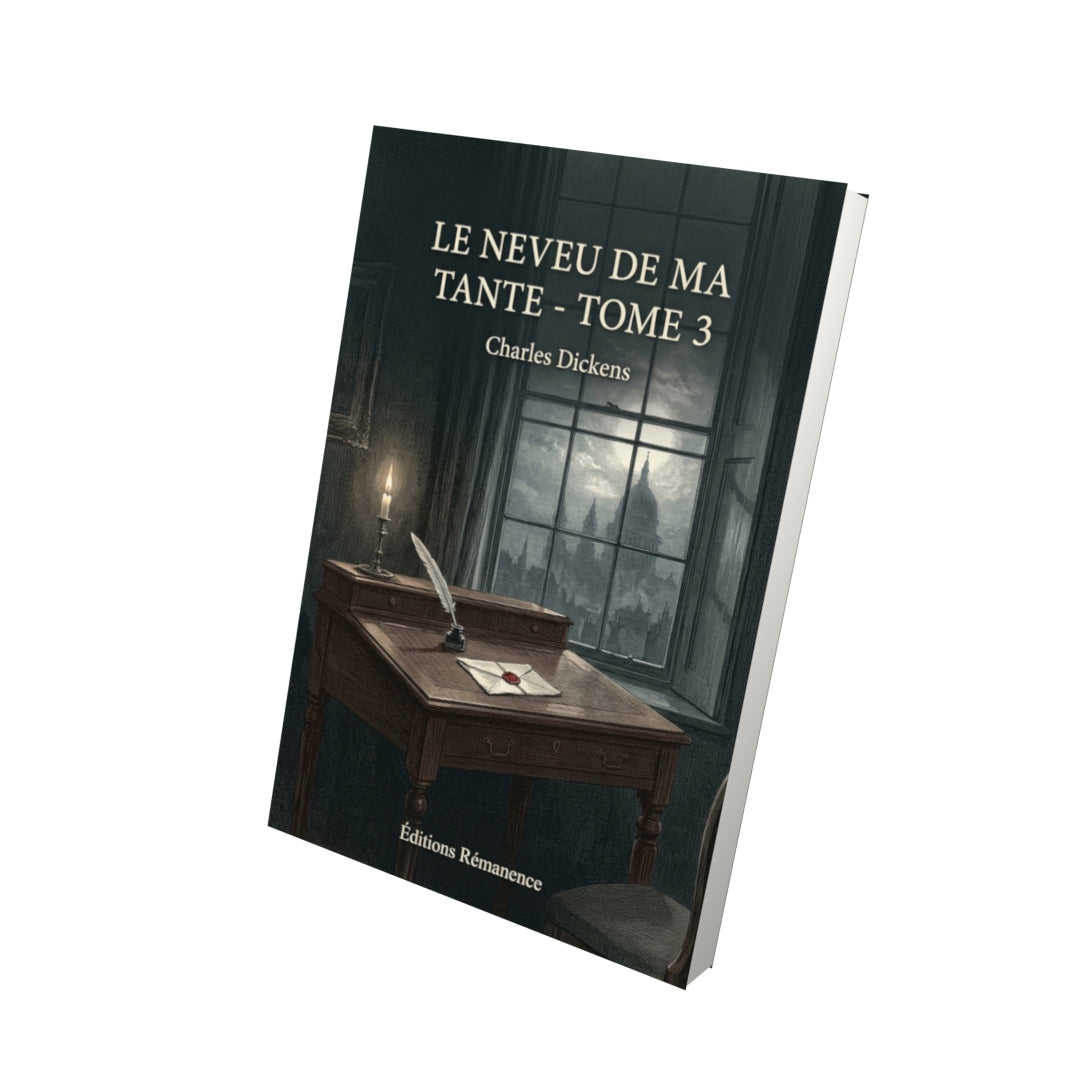 Livre Le Neveu de ma tante - Tome 3 par Charles Dickens - Vue 3D - Editions Remanence