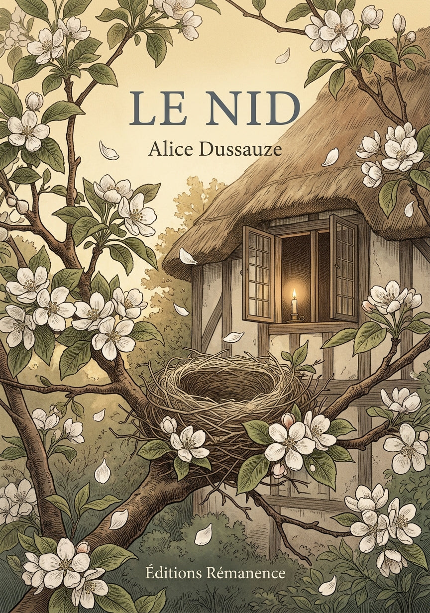Livre Le Nid par Alice Dussauze - Couverture - Editions Remanence