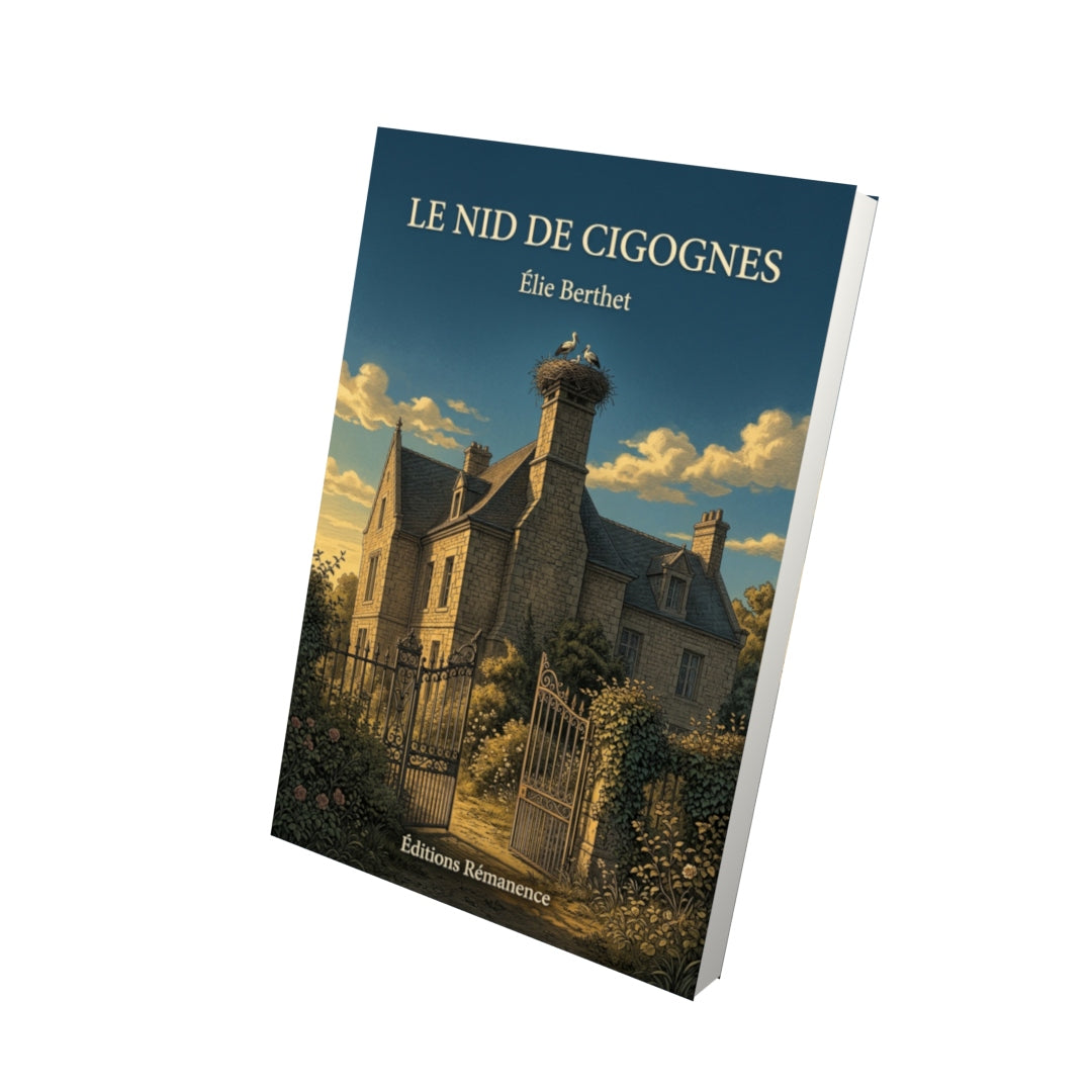 Livre Le Nid de cigognes par Élie Berthet - Vue 3D - Editions Remanence