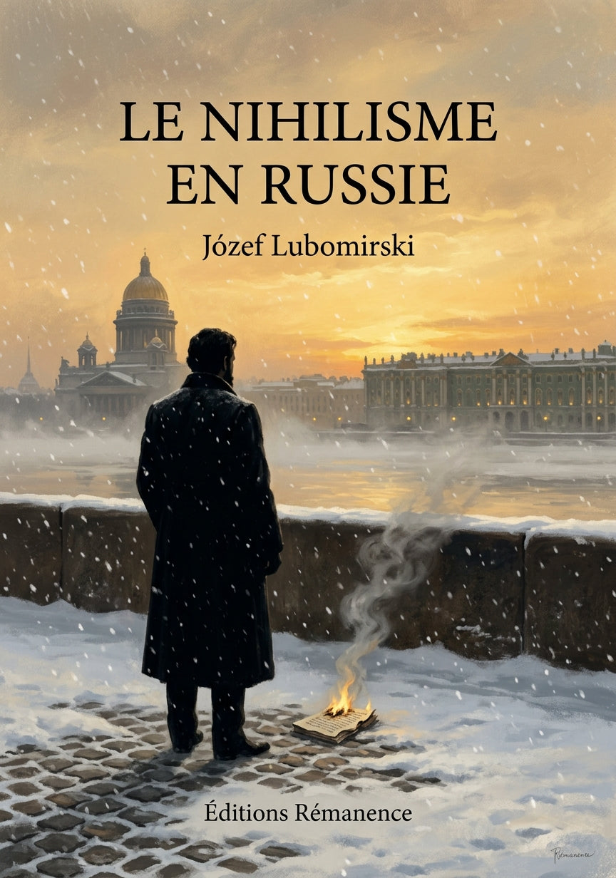 Livre Le Nihilisme en Russie par Józef Lubomirski - Couverture - Editions Remanence