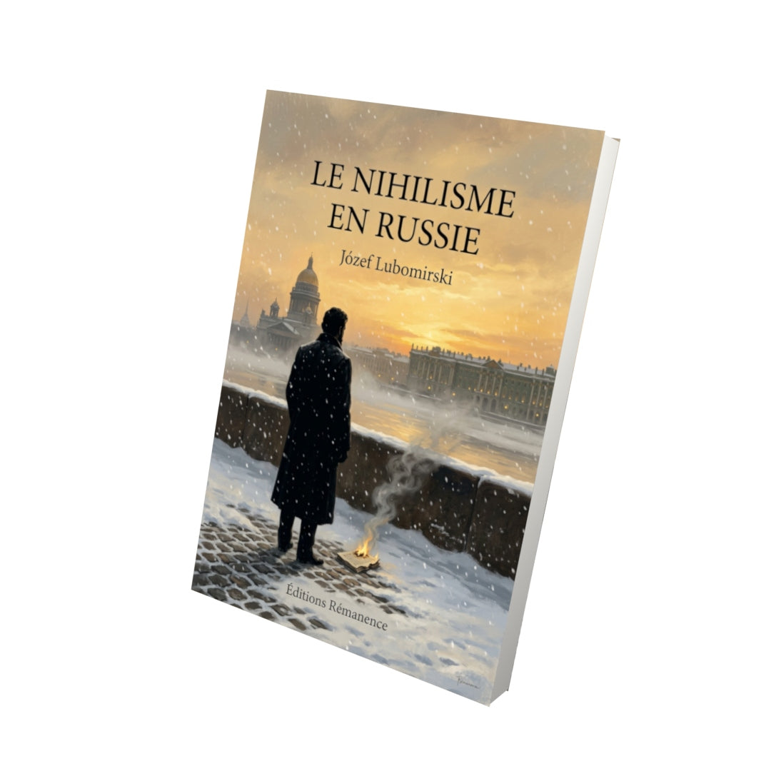 Livre Le Nihilisme en Russie par Józef Lubomirski - Vue 3D - Editions Remanence