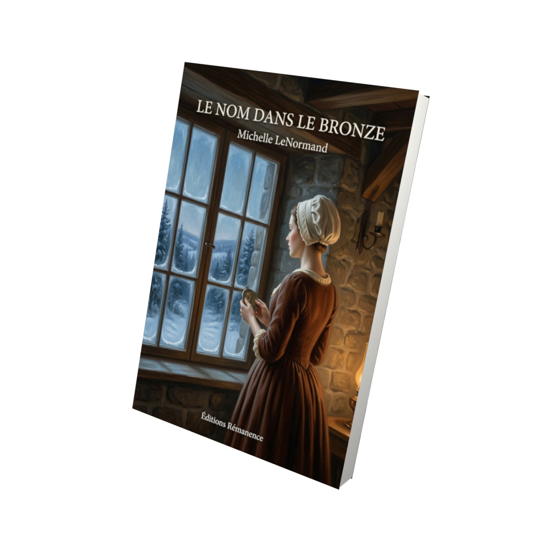 Livre Le Nom dans le bronze par Michelle LeNormand - Vue 3D - Editions Remanence