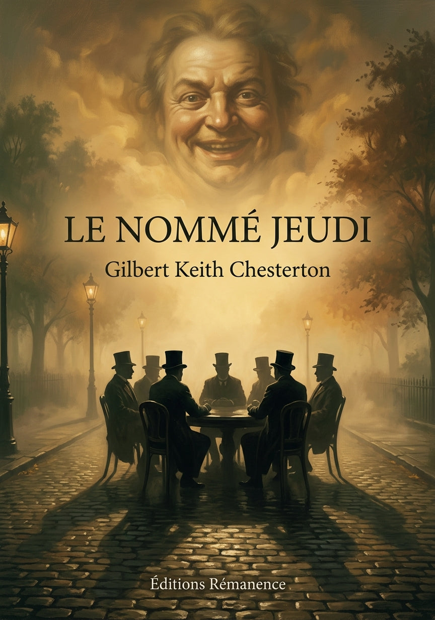 Livre Le Nommé Jeudi par Gilbert Keith Chesterton - Couverture - Editions Remanence