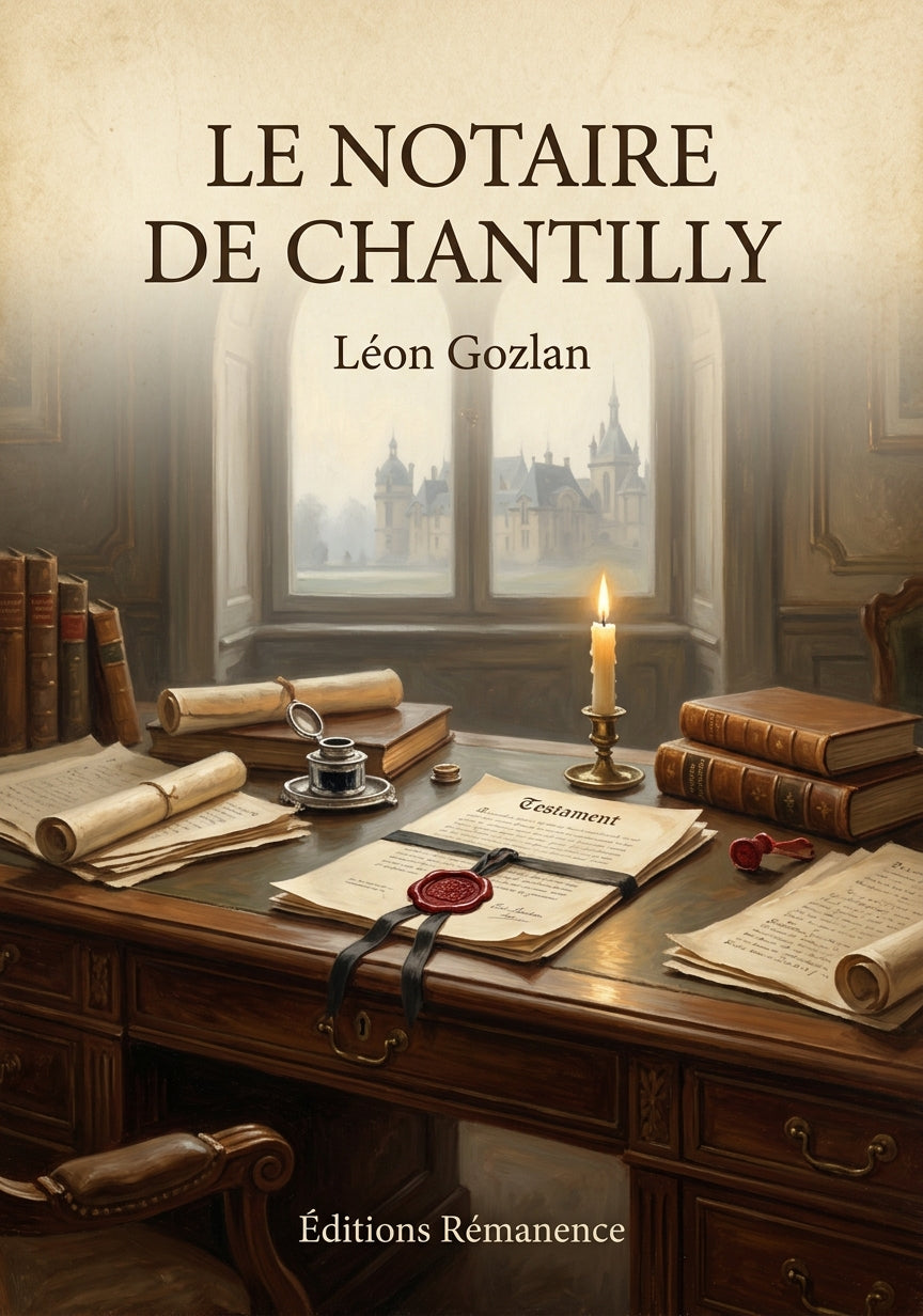Le notaire de Chantilly - Léon Gozlan (Couverture)