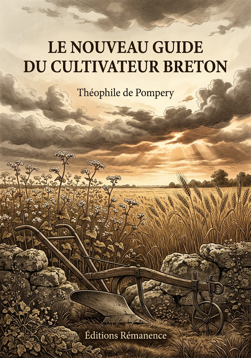 Livre Le nouveau guide du cultivateur breton par Théophile de Pompery - Couverture - Editions Remanence