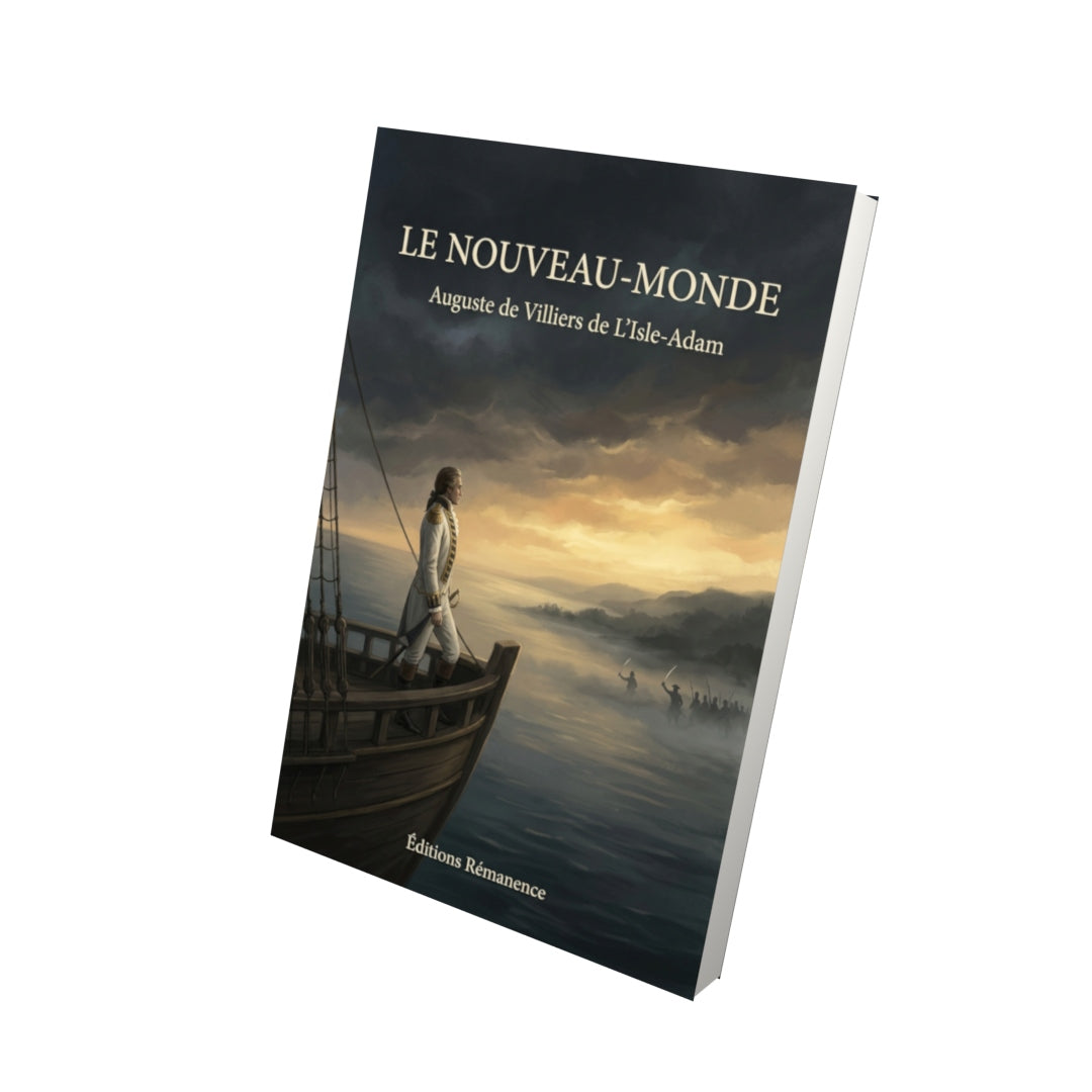 Livre Le Nouveau-Monde par Auguste de Villiers de L’Isle-Adam - Vue 3D - Editions Remanence