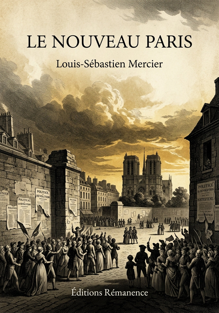 Livre Le nouveau Paris par Louis-Sébastien Mercier - Couverture - Editions Remanence