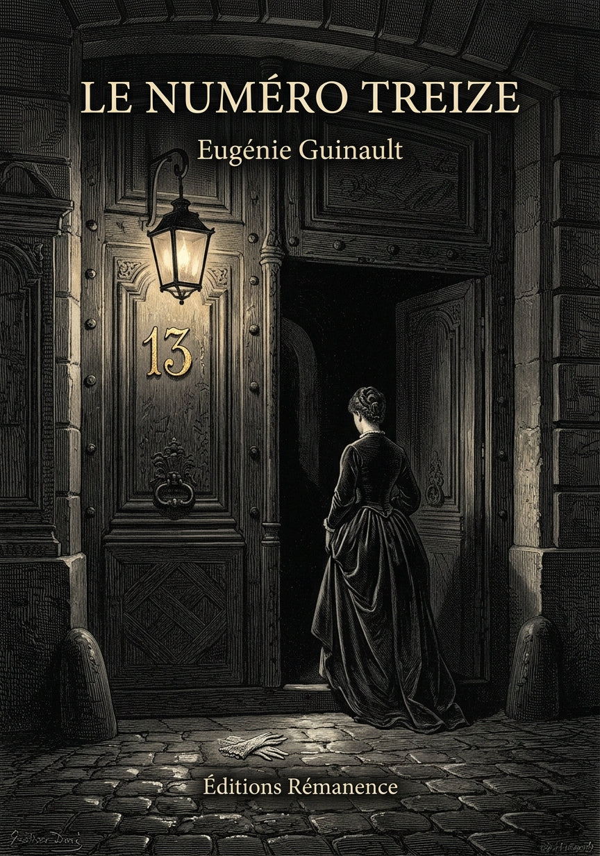 Livre Le Numéro treize par Eugénie Guinault - Couverture - Editions Remanence