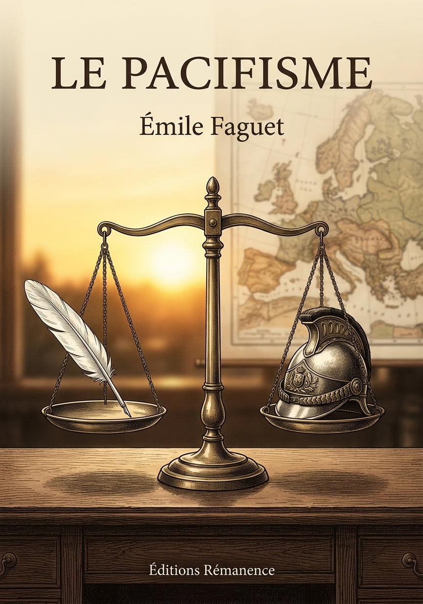 Livre Le Pacifisme par Émile Faguet - Couverture - Editions Remanence