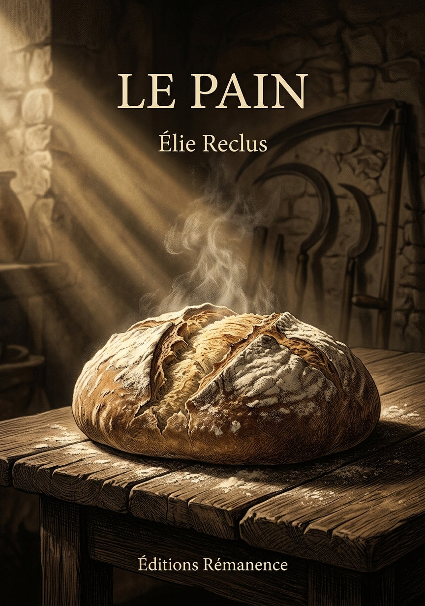 Livre Le Pain par Élie Reclus - Couverture - Editions Remanence