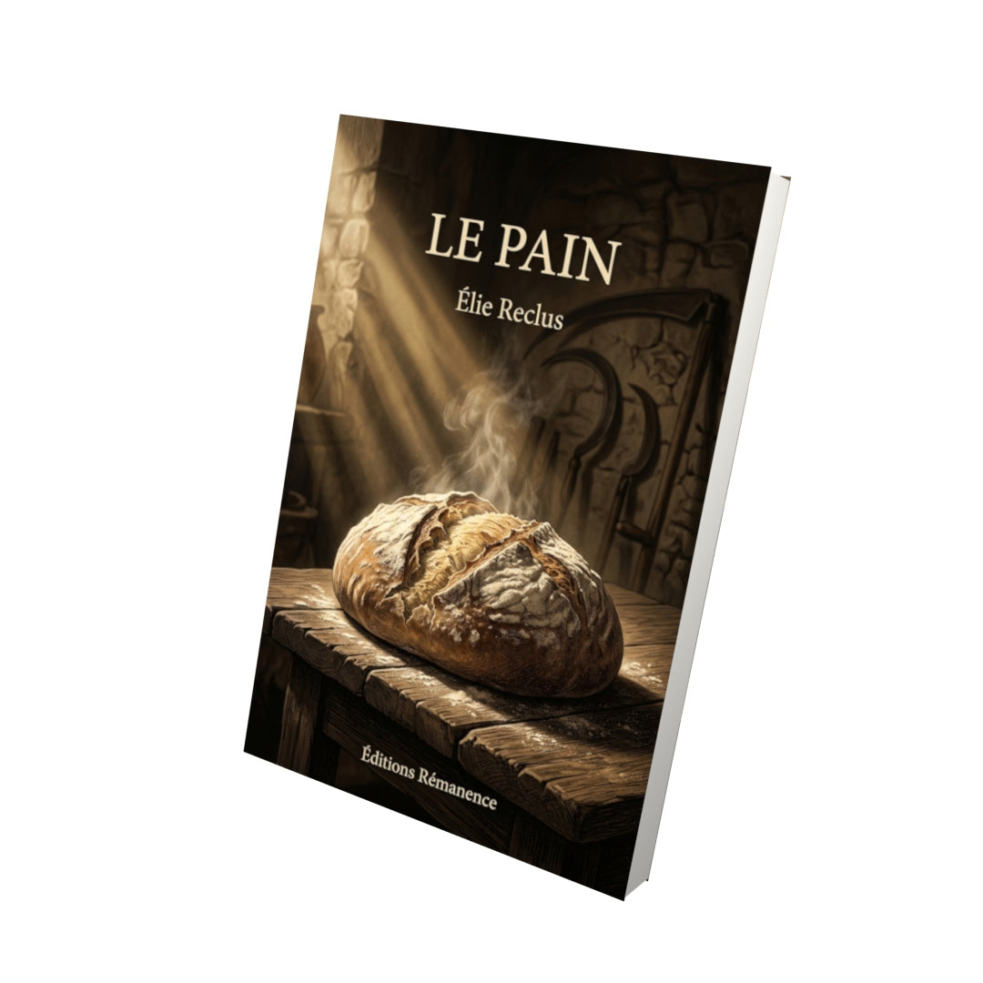 Livre Le Pain par Élie Reclus - Vue 3D - Editions Remanence