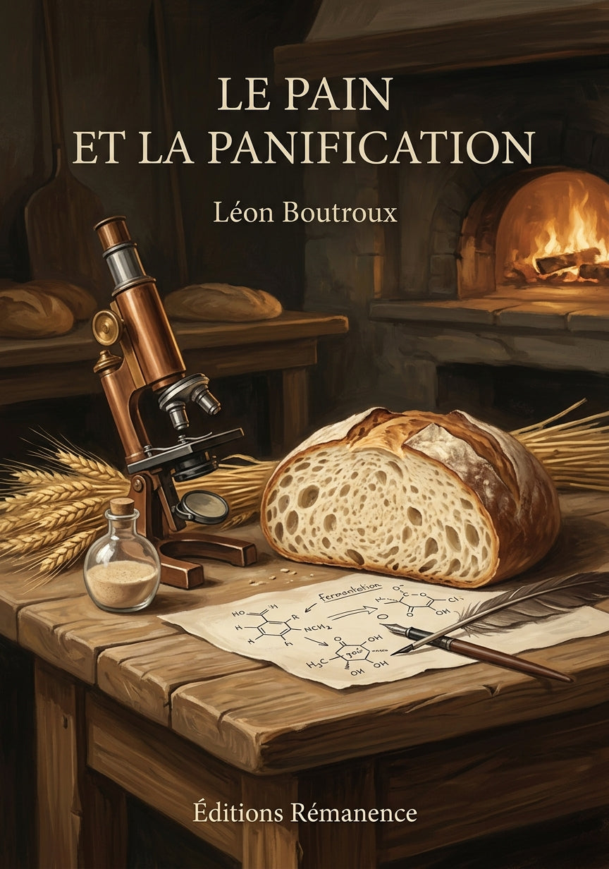 Livre Le pain et la panification par Léon Boutroux - Couverture - Editions Remanence