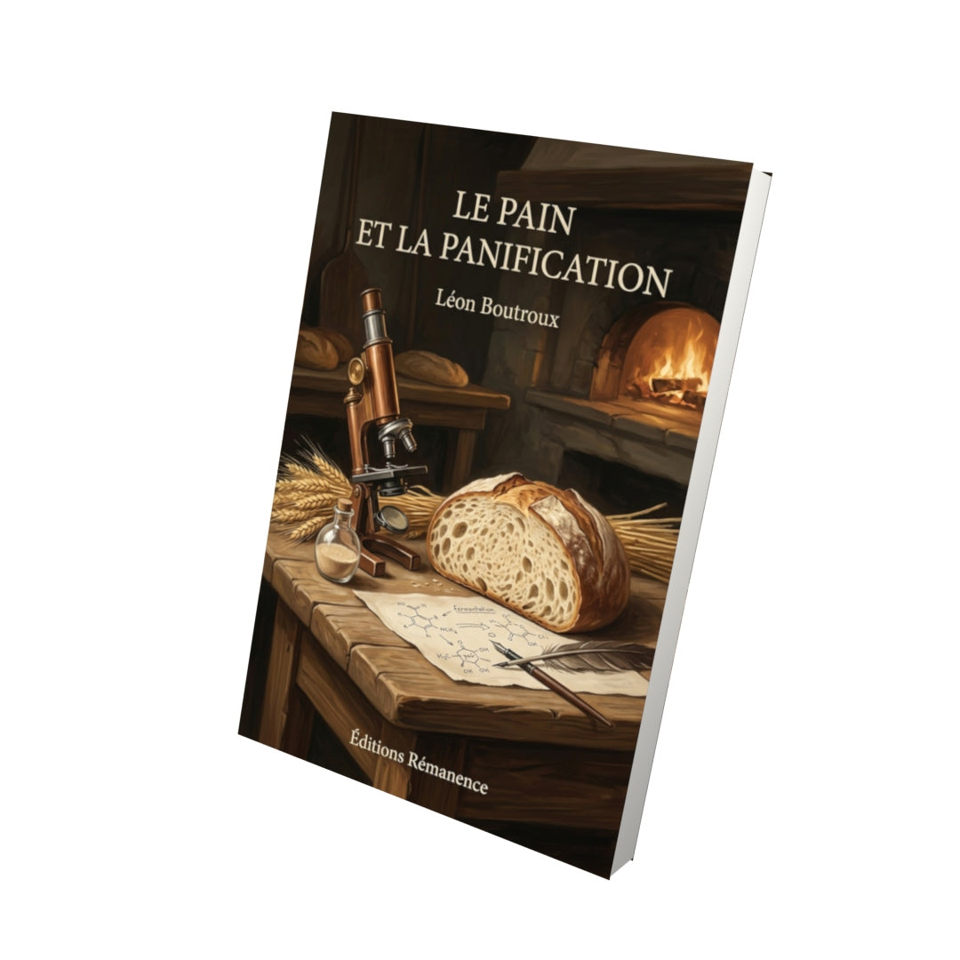 Livre Le pain et la panification par Léon Boutroux - Vue 3D - Editions Remanence