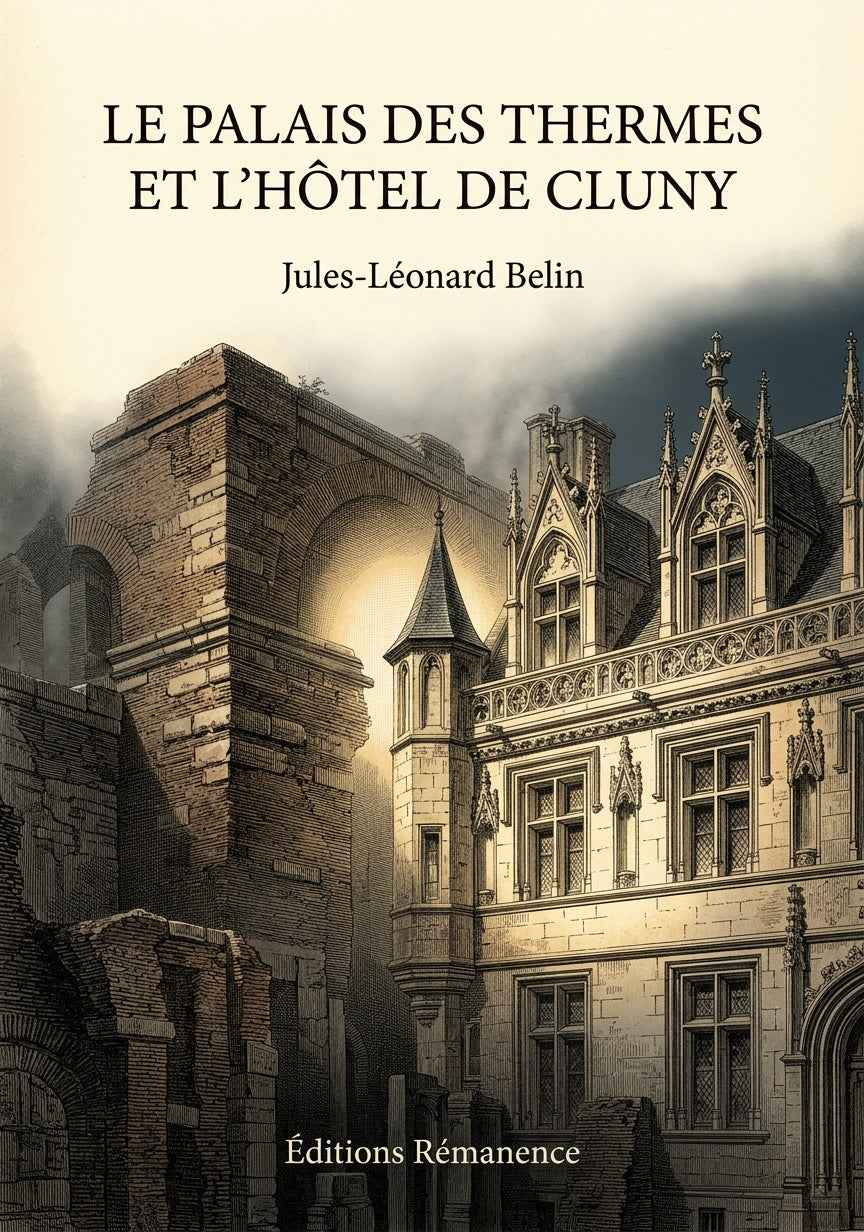 Livre Le palais des thermes et l’hôtel de Cluny par Jules-Léonard Belin - Couverture - Editions Remanence