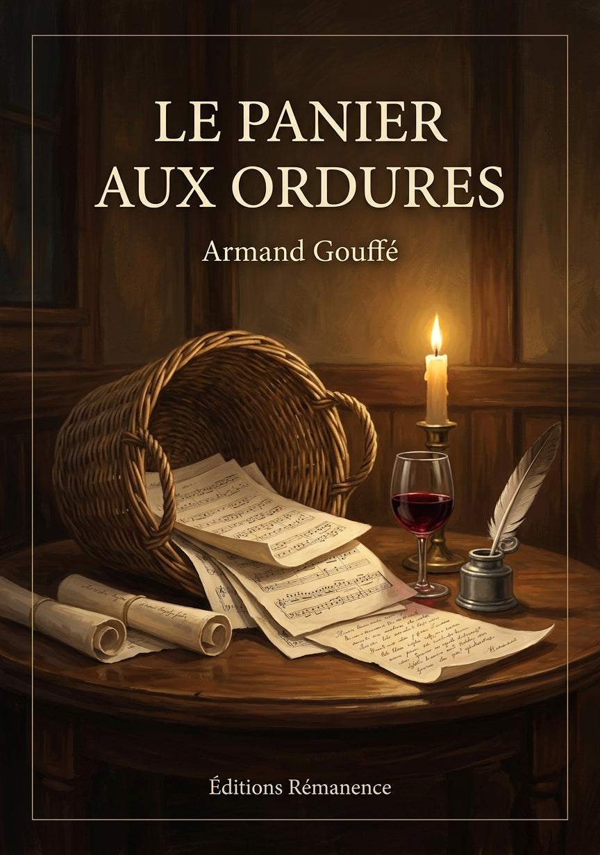 Livre Le Panier aux ordures par Armand Gouffé - Couverture - Editions Remanence