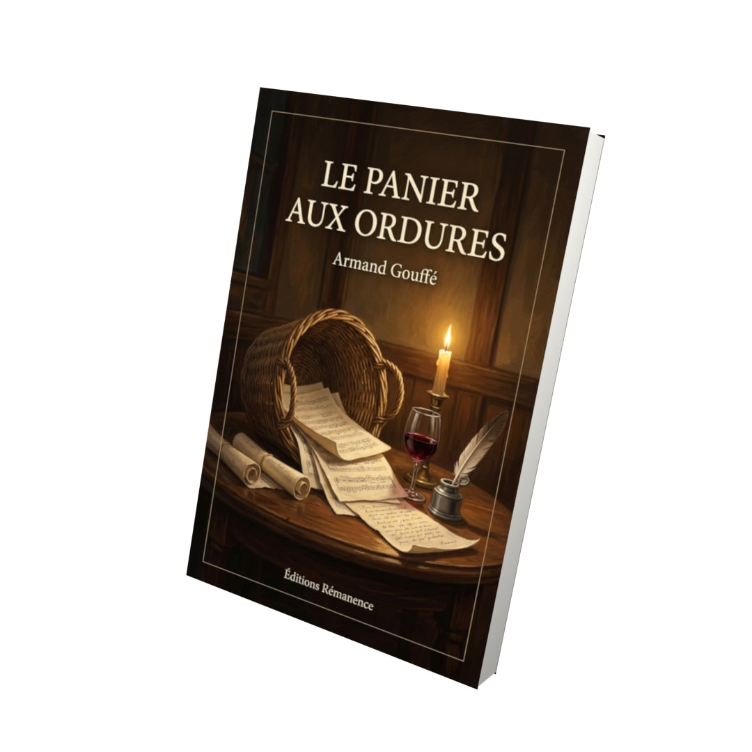 Livre Le Panier aux ordures par Armand Gouffé - Vue 3D - Editions Remanence