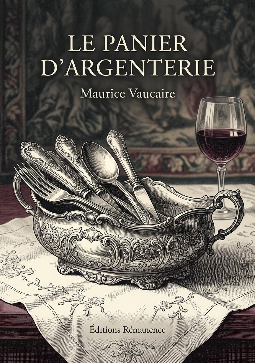 Livre Le Panier d’argenterie par Maurice Vaucaire - Couverture - Editions Remanence
