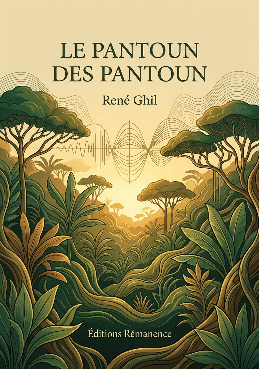 Livre Le Pantoun des pantoun par René Ghil - Couverture - Editions Remanence