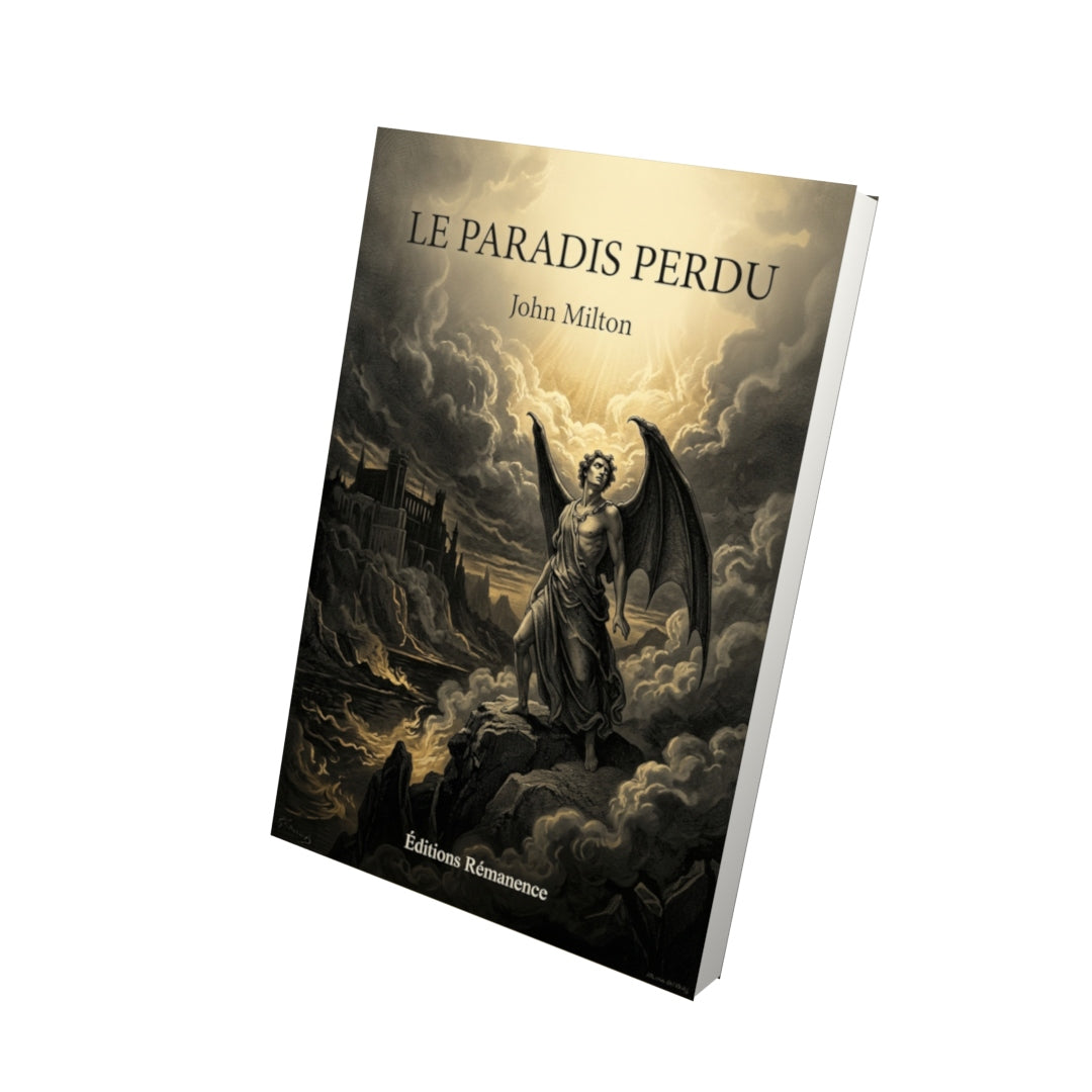 Livre Le Paradis perdu par John Milton - Vue 3D - Editions Remanence