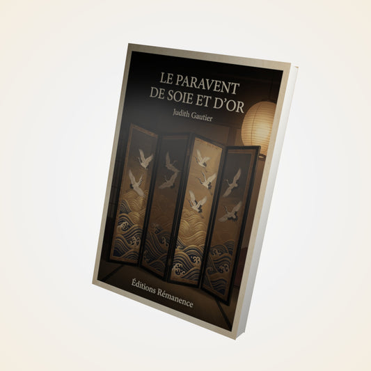 Livre Le paravent de soie et d'or - Judith Gautier - Couverture 3D